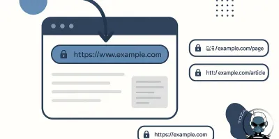 Illustration explaining canonical URLs and their significance in SEO.