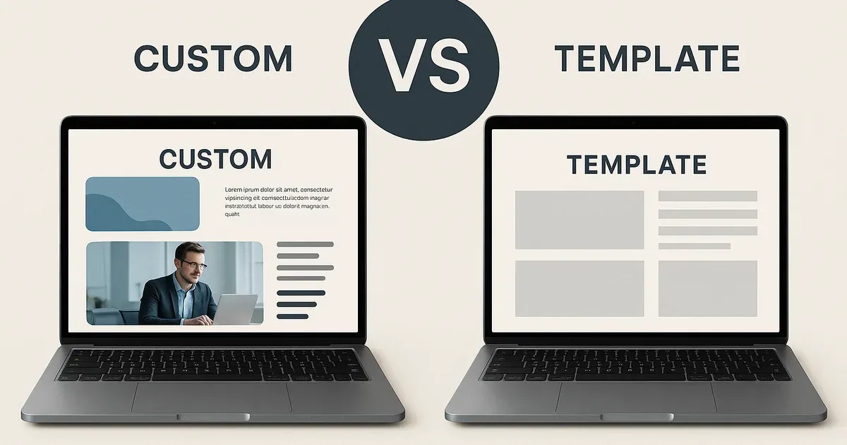 Custom vs Template Websites: What’s Right for Your Business?