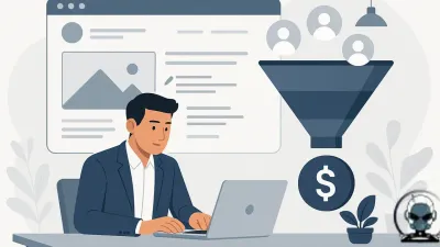 Infographic illustrating how proper website structure improves lead generation in digital marketing.