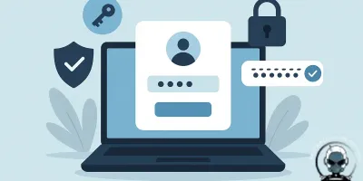 A graphic illustrating the principles of secure authentication on modern websites