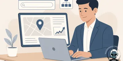 Illustration of best practices for structuring service area pages for SEO.