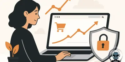 Illustration of How to Sell More Online with a Secure Website