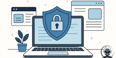 An image depicting website security concepts, illustrating how website security builds customer trust