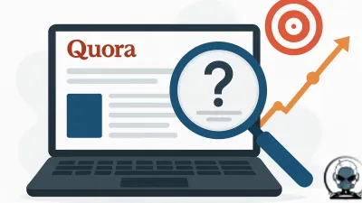 A digital marketing blog image about Quora and intent based visibility in meeting buyers at the question stage.