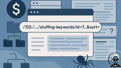 Graphic illustrating the hidden costs of poor URL structure in digital marketing, including messy hierarchies and crawl inefficiencies.