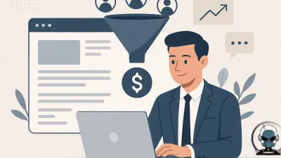 Blog featured image about turning website visitors into leads in digital marketing.