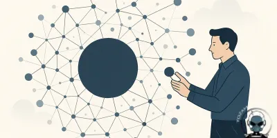 Featured image for a blog about engineering informational gravity in AI search, discussing entity reinforcement and authority building.