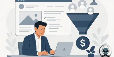 Infographic illustrating how proper website structure improves lead generation in digital marketing.