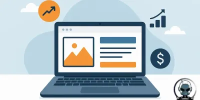 A digital marketing concept highlighting the importance of a website as your most valuable business asset