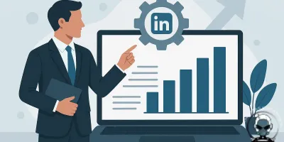 Professional blog image about using the LinkedIn authority engine, not just a traffic channel.