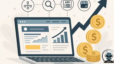 A professionally designed website illustrating the compounding effect of a properly built website and E-E-A-T signals for enhanced organic reach.