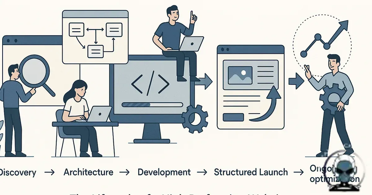 The Lifecycle of a High-Performing Website: From Discovery to Ongoing Optimisation — high-performing website lifecycle
