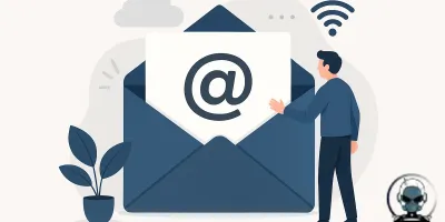 Illustration representing Email as infrastructure, emphasizing the importance of owning audience attention.