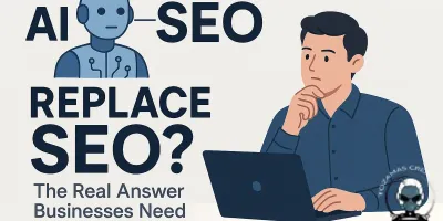 A graph showing will AI replace SEO, AI advancements in relation to SEO strategies for businesses