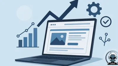 Graphic representation illustrating key elements of building high performance website for long term growth and authority