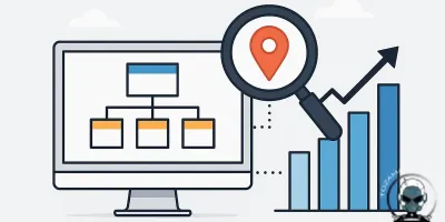 An infographic illustrating How Website Structure Impacts Local Search Rankings