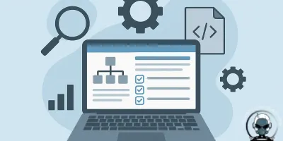 A technical SEO checklist graphic focusing on structurally sound websites.