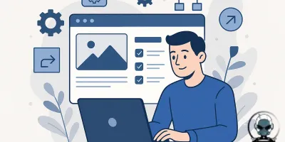 Blog image illustrating the concept of building a website that automates your business.