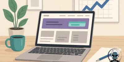 An infographic illustrating factors for choosing a website platform for long term growth