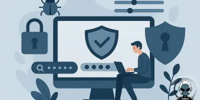 A visual representation of website security and maintenance as a growth factor in digital marketing.