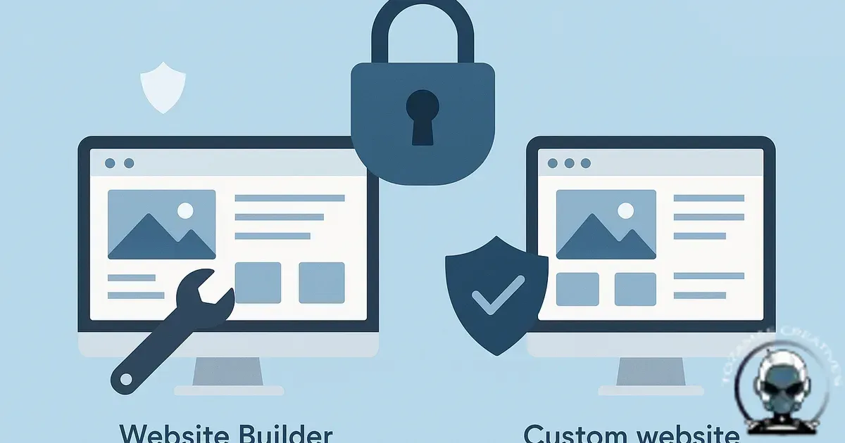 Website Builders vs Custom Websites: Security Comparison for Small Businesses