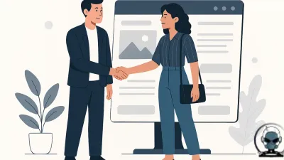 A graphic illustrating important factors to consider when selecting a long term website partner in digital marketing.