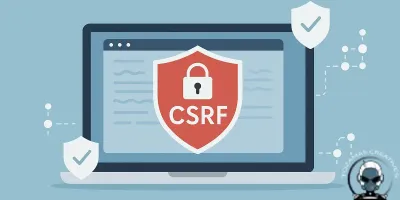 A visual representation of CSRF protection's importance in web security.