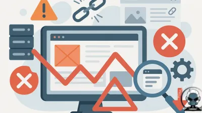 Image illustrating reasons why most redesigns fail to improve rankings and seo, focusing on structural resets, lost internal linking, broken redirects, and ignored authority signals.