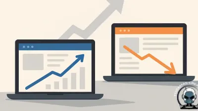 Image illustrating authority compounding growth factors for websites discussing why some websites continue growing while others fade.